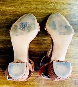 Chic Braided Heels in Brown - Elevate Your Style