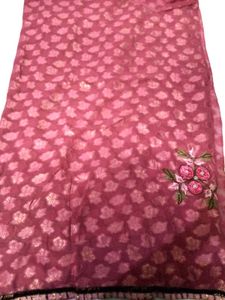 beautiful pink saree 🌺💖make offer✨