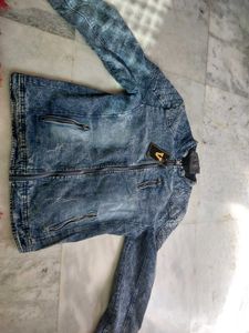 Lagishong Distressed Denim Jacket - 4XL