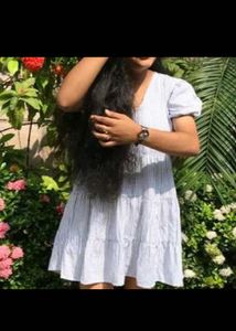 Striped Casual Mini Dress