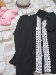 Black Dress Cord Set Comfortable