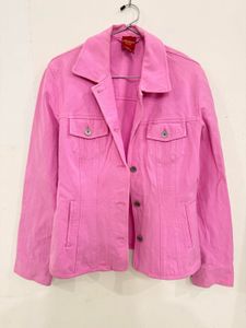 Pink Denim Jacket