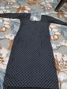 Polka Dot Cotton Kurti