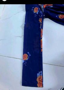 Floral Navy Blue Dress