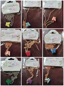 Set of 10 Charming Butterfly Pendant