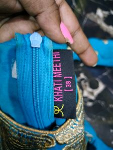 💥BLUE ANAARKALI KURTHI💥