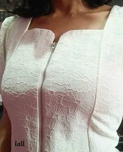 Textured Floral Crop Top