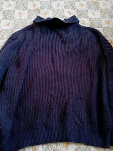 Navy Blue Knit Sweater