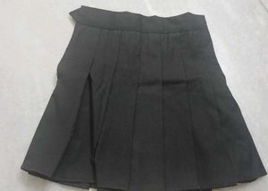 Pleated Black Skirt