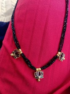 Lotus Mangalsutra Necklace