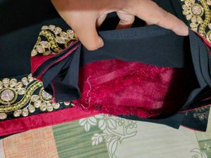 Embroidery Saree With Blouse Piece