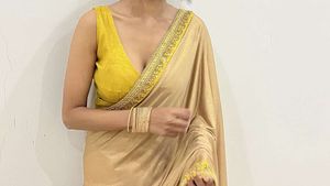 Deep Neck Designer Blouse✨