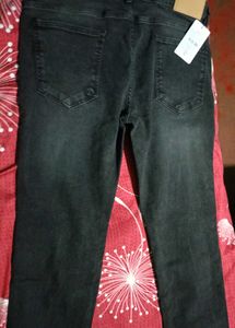 Shein Ankle Length Placement Star Print Distressed