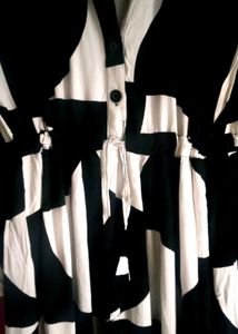 Mini Black &amp; White Dress