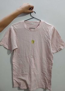 Regular Pink Tshirt With A Small Heart