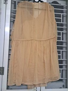 Beautiful Xl Size Dress With Adjustable Strings
