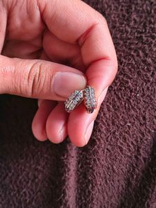 Anti tarnish silver hoop Earrings