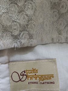 Elegant White Readymade Blouse