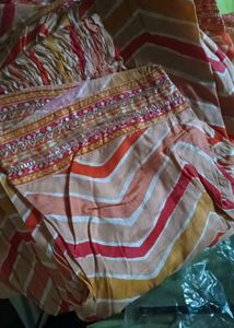 Striped Ethnic Skirt