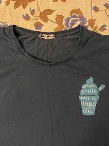 Blue Graphic Print T-Shirt