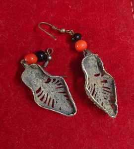 3 Pair Dokra Earrings