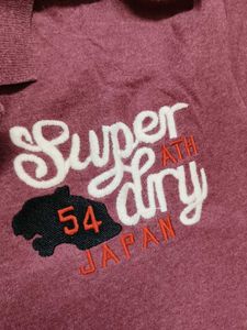 Superdry Men Brand Logo Classic Fit Polo Tshirt