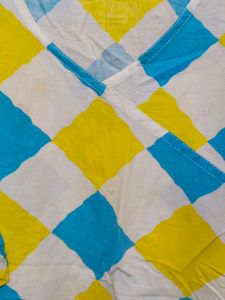 Colorful Checkered Dress