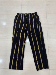 🖤 Black &amp; Gold Power Pants ✨ Day to Night Chic🔥