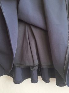 Navy Blue Skater Skirt