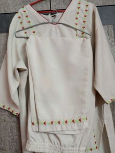 Elegant Embroidered Kurta Pant Set