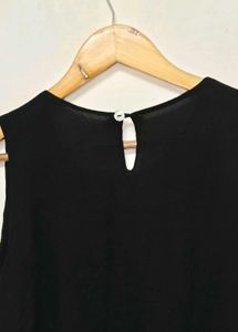 Trendy New Chic Black Sleeveless Dress