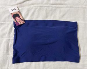 🆕Blue Seamless Bandeau Bra