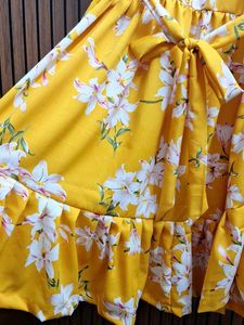 Floral Yellow Dress
