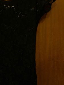 -lacy black dress-