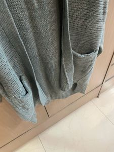 Mango Knit Cardigan - Light Blue