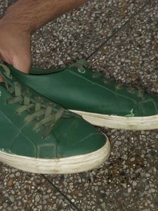 Dark Green Sneakers