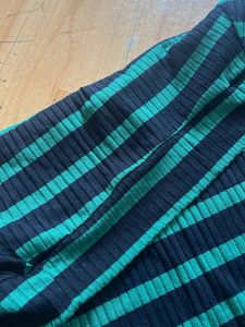 Only Cute Striped Slight Off Shoulder Top