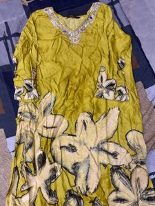 XL Size Lime Green Kurti..