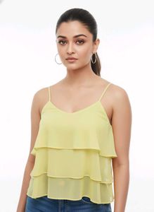 Yellow Layered Cami Top