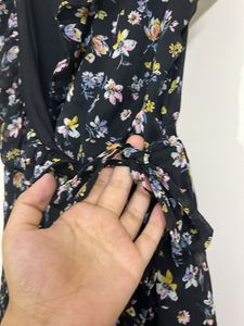 Floral Wrap Dress