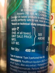 Parachute Aloe Vera Hair Oil