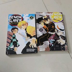 Demon Slayer Manga Volumes 2 & 3