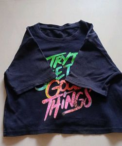 Black Crop Top