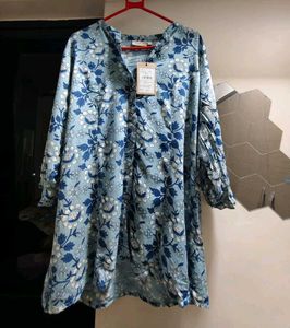 Floral Print Tunic Top