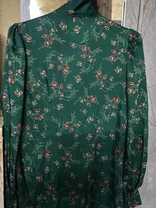 Floral Green Dress