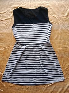 White/Black Dress