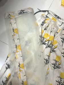 Yellow Floral Lehenga Set