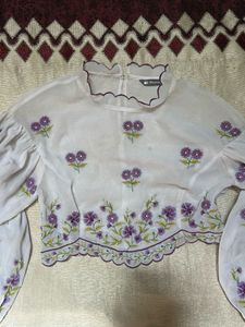 Bloom Embroidered Top