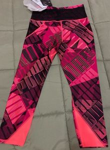 PUMAPrinted Women Pink Tights