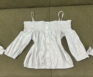 Old Money Striped Drop Shoulder Top